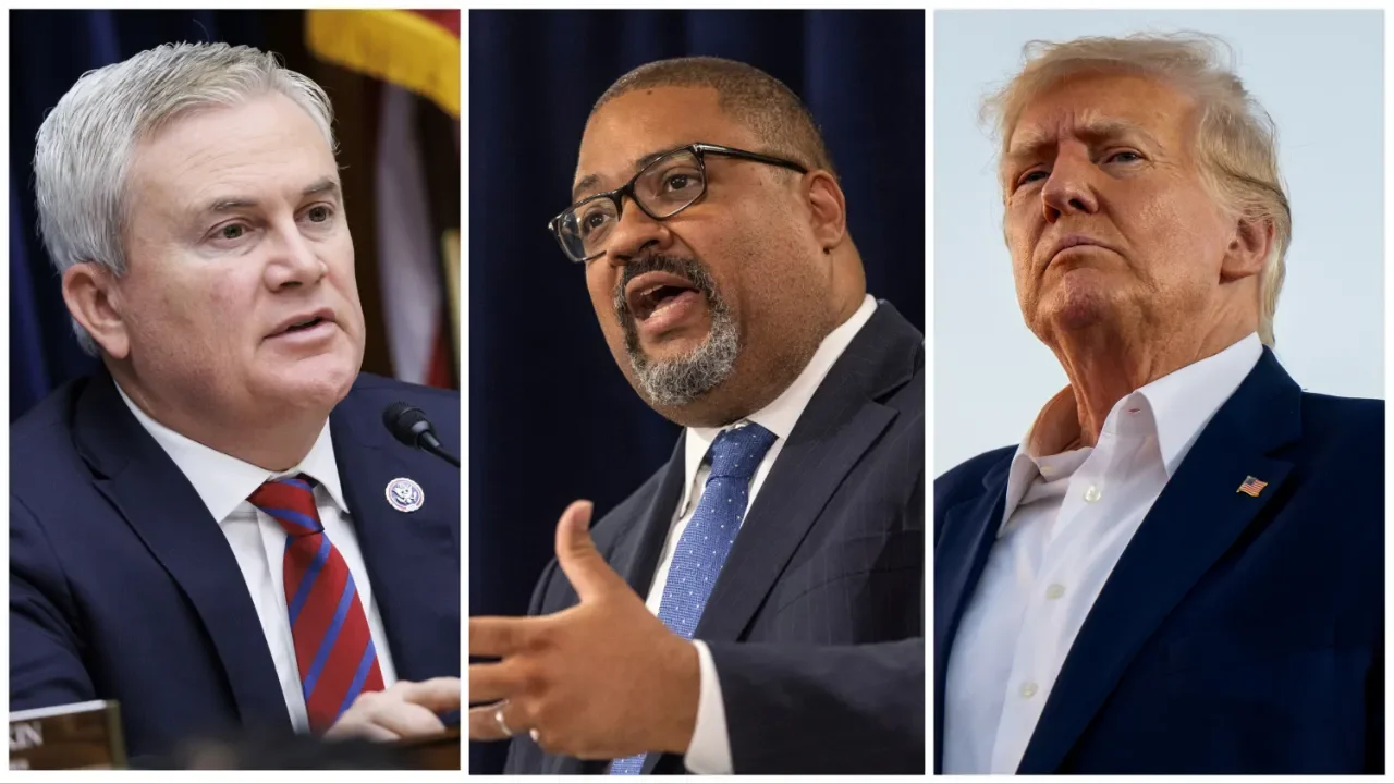 Comer clashes with Bragg over Trump probe and crime fighting priorities.