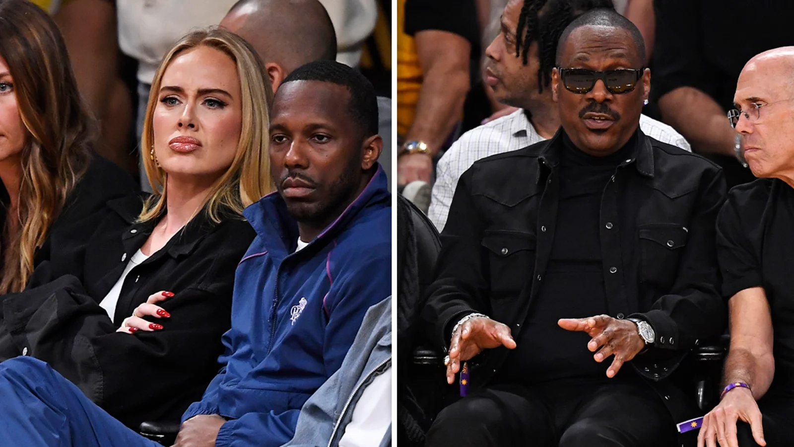 Celebrities Witness Lakers' Defeat by Nuggets.