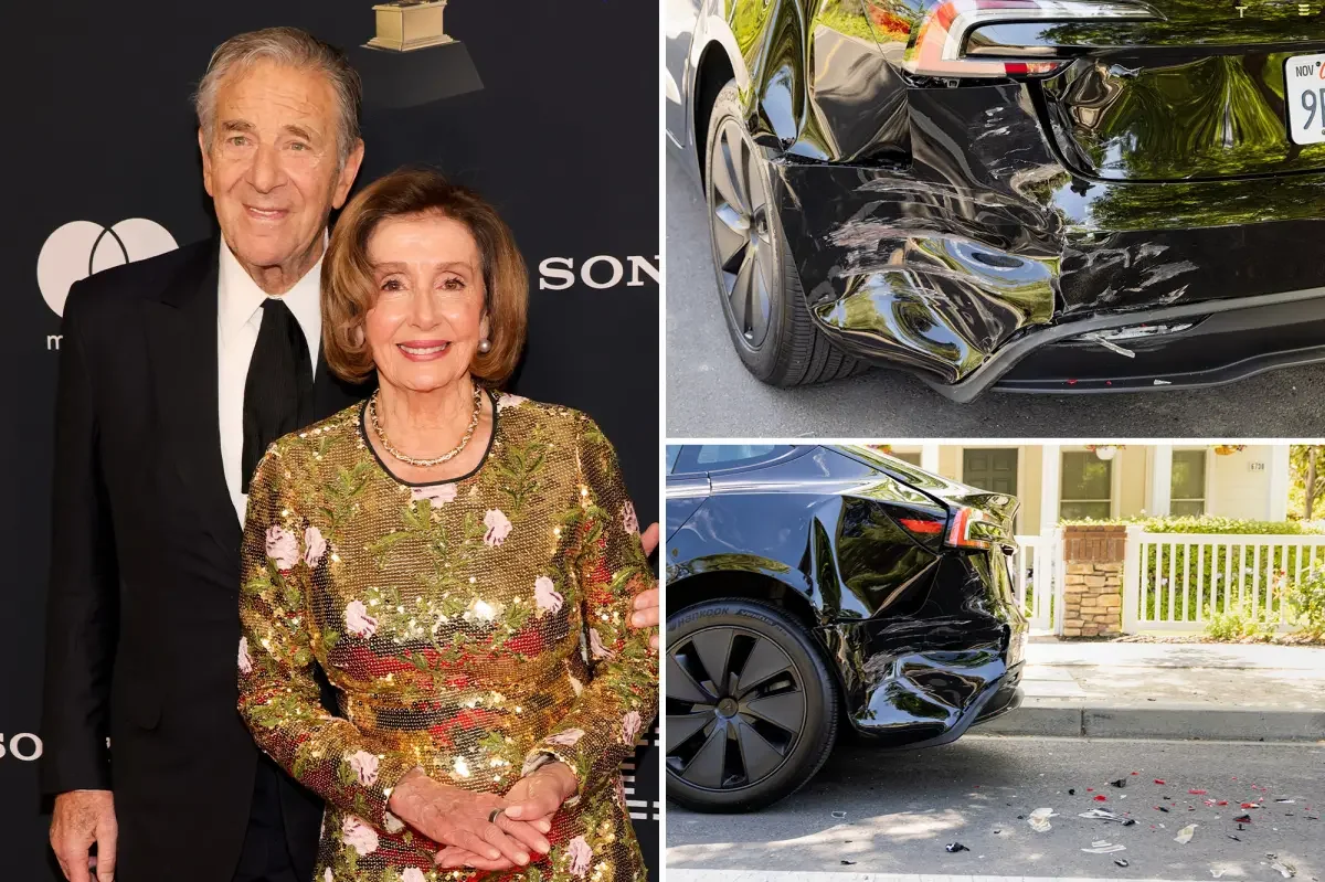 Pelosi Hit-and-Run: New Photos Show Damaged Tesla as He Faces Misdemeanor