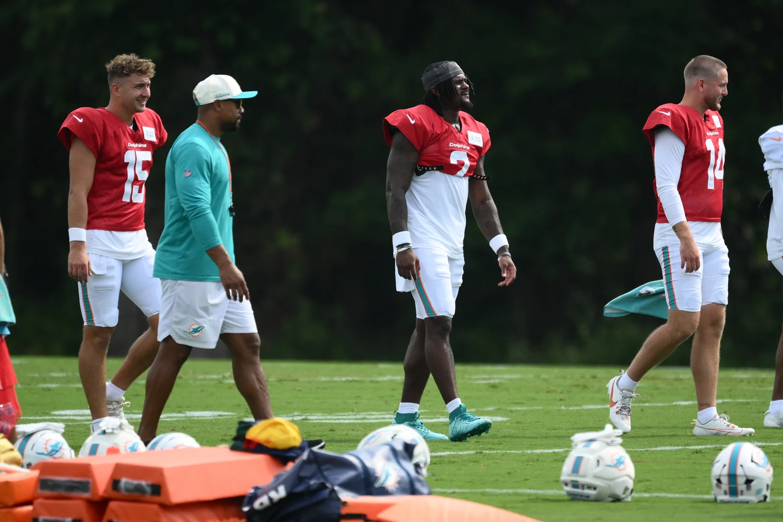 Commanders Dominate Dolphins in Joint Practice as Caleb Douglas Shines