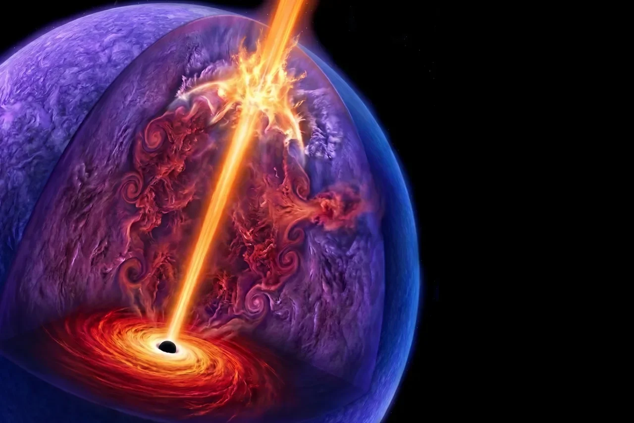 Two Long Gamma-Ray Bursts Traced to Collapsing Neutron Stars