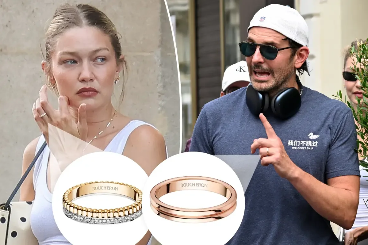 Bradley Cooper and Gigi Hadid Flaunt Matching Boucheron Rings, Fueling Wedding Buzz