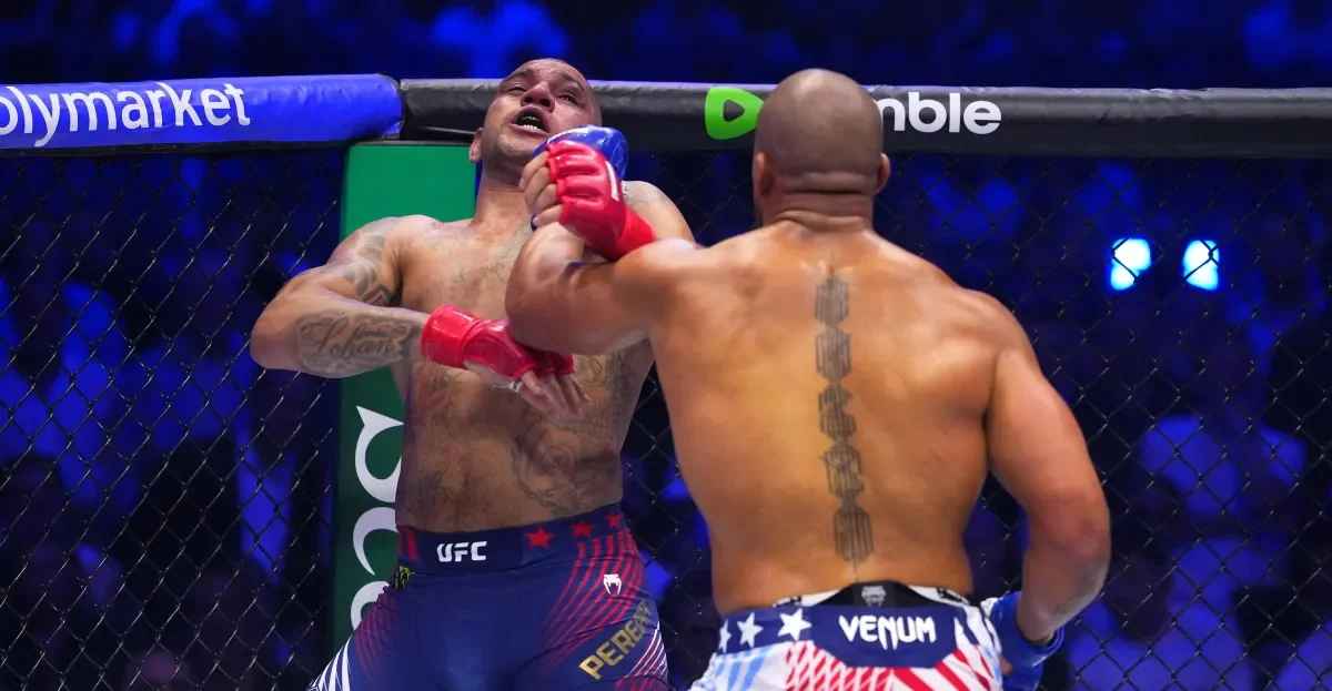 Gane captures interim heavyweight title with second-round KO of Pereira at UFC Freedom 250