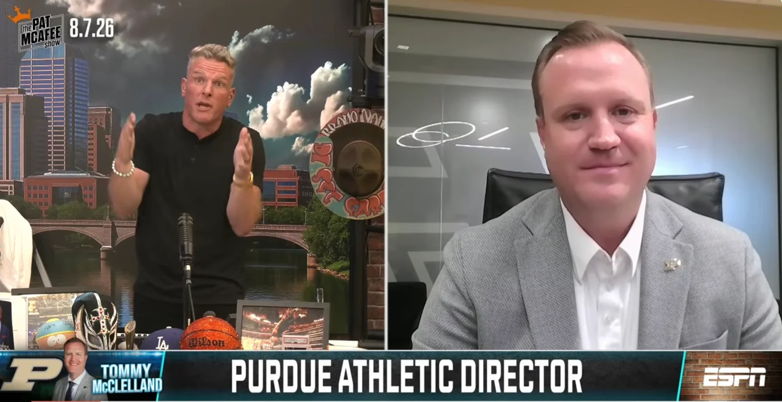 Purdue's new AD backtracks on rival jab after cringe-worthy intro