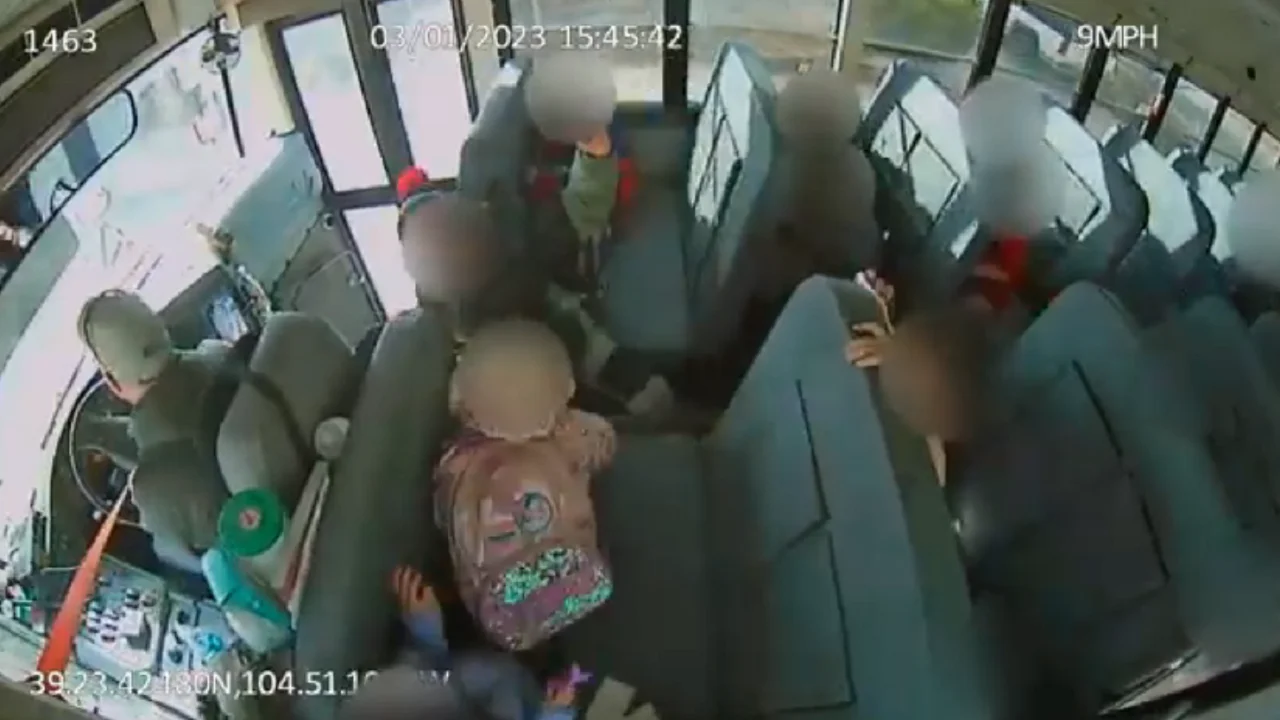 Colorado school bus driver charged with child abuse for slamming on brakes to teach a lesson.