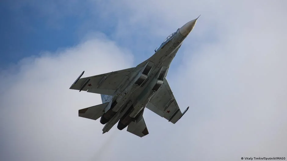 Russian military aircraft intercepted by Germany over Baltic Sea.