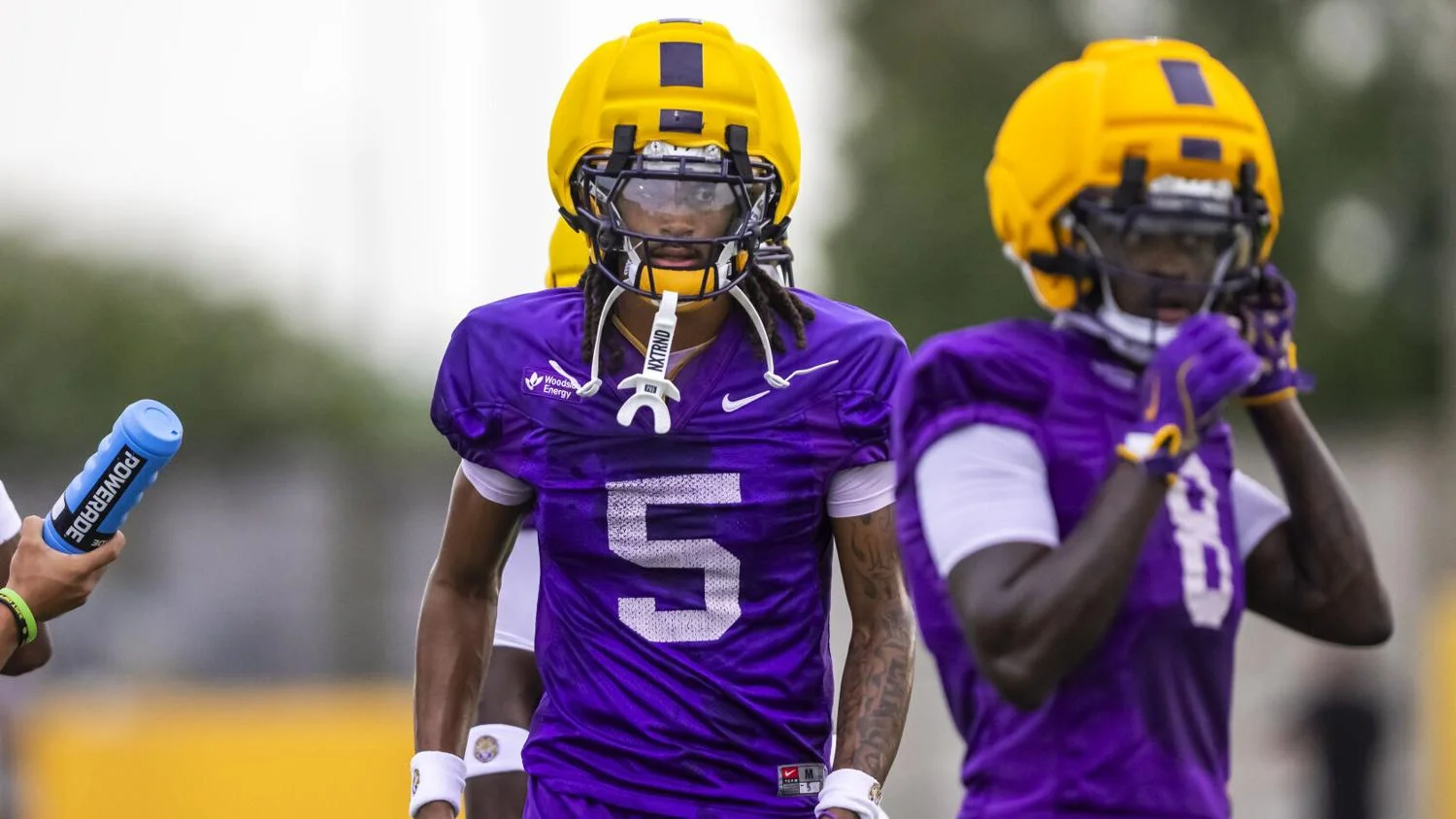 DJ Pickett to Keep No. 5 at LSU Amid Daniels Jersey Controversy