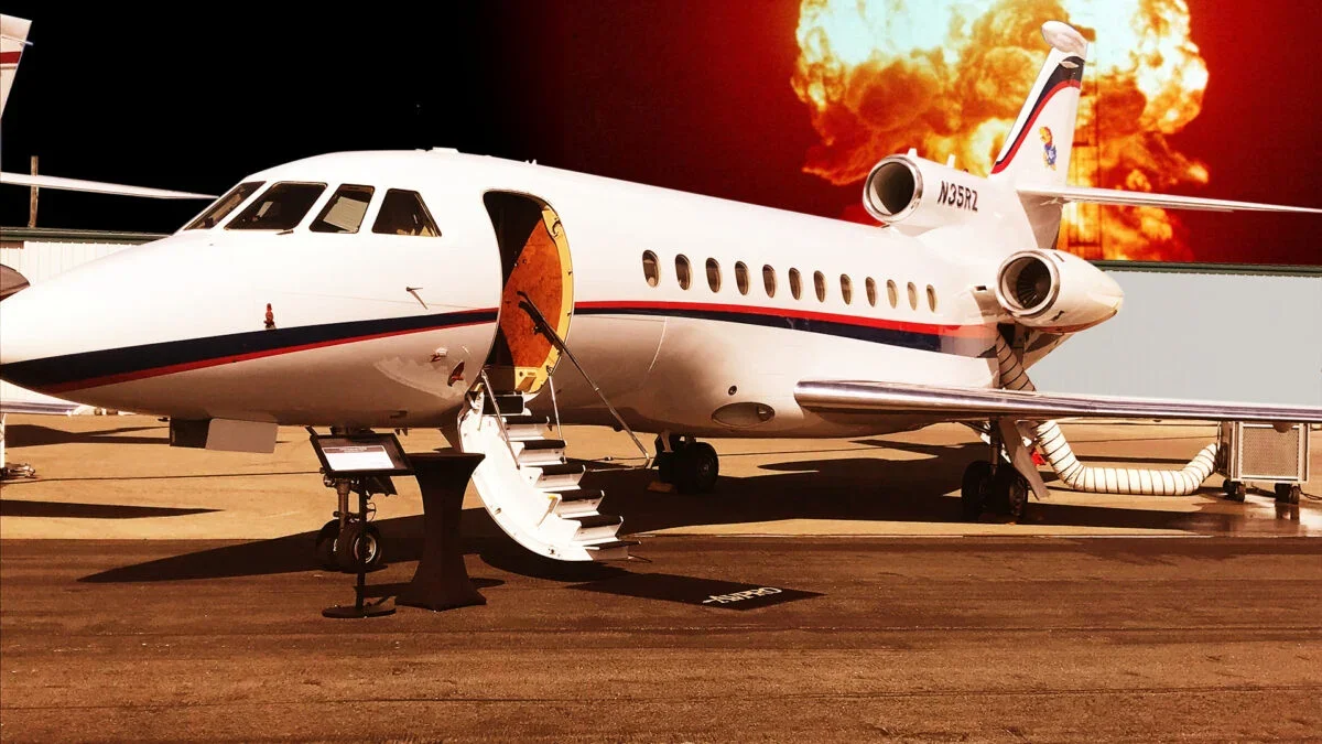 Doomsday by the Flight Path: A DIY Apocalypse Indicator Using Private Jets