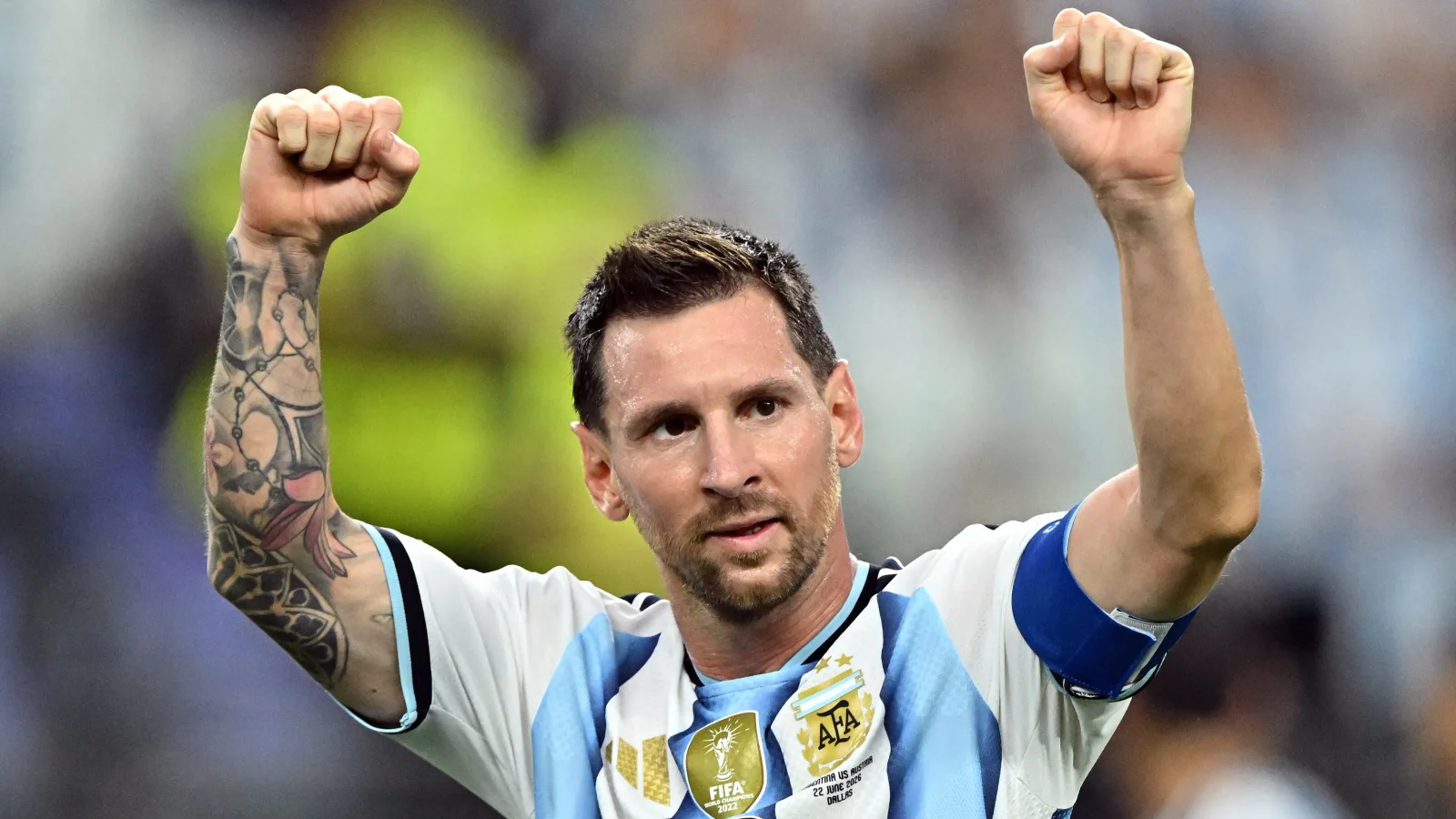Messi benched as Argentina closes Group J with Jordan