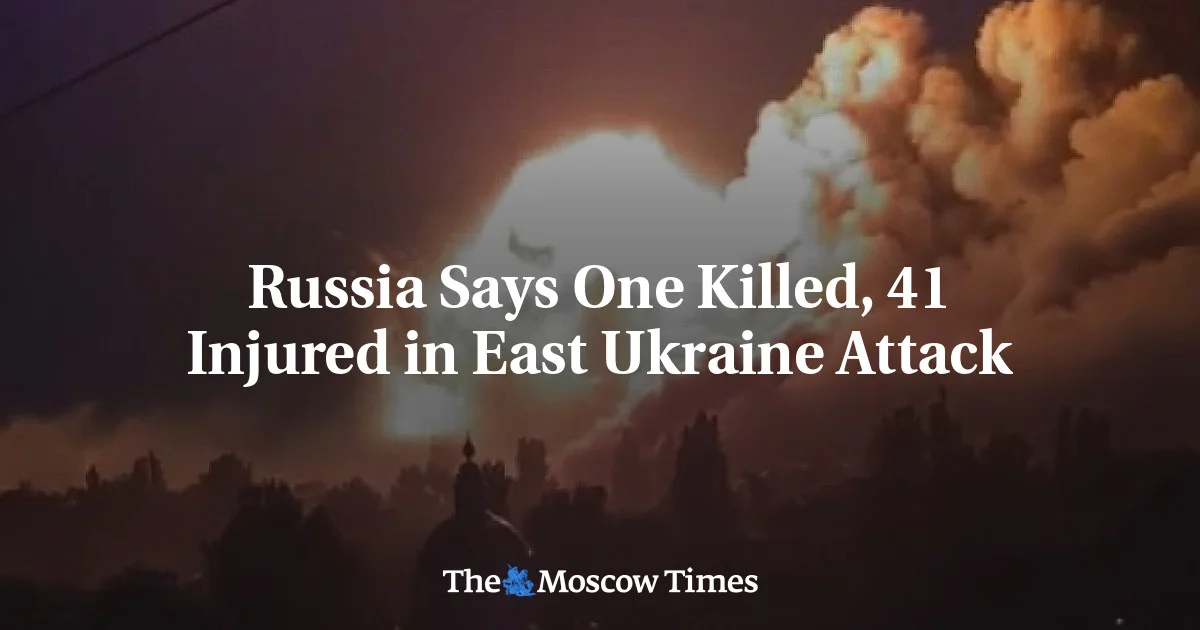 Deadly Attack in East Ukraine Leaves One Dead, Dozens Injured