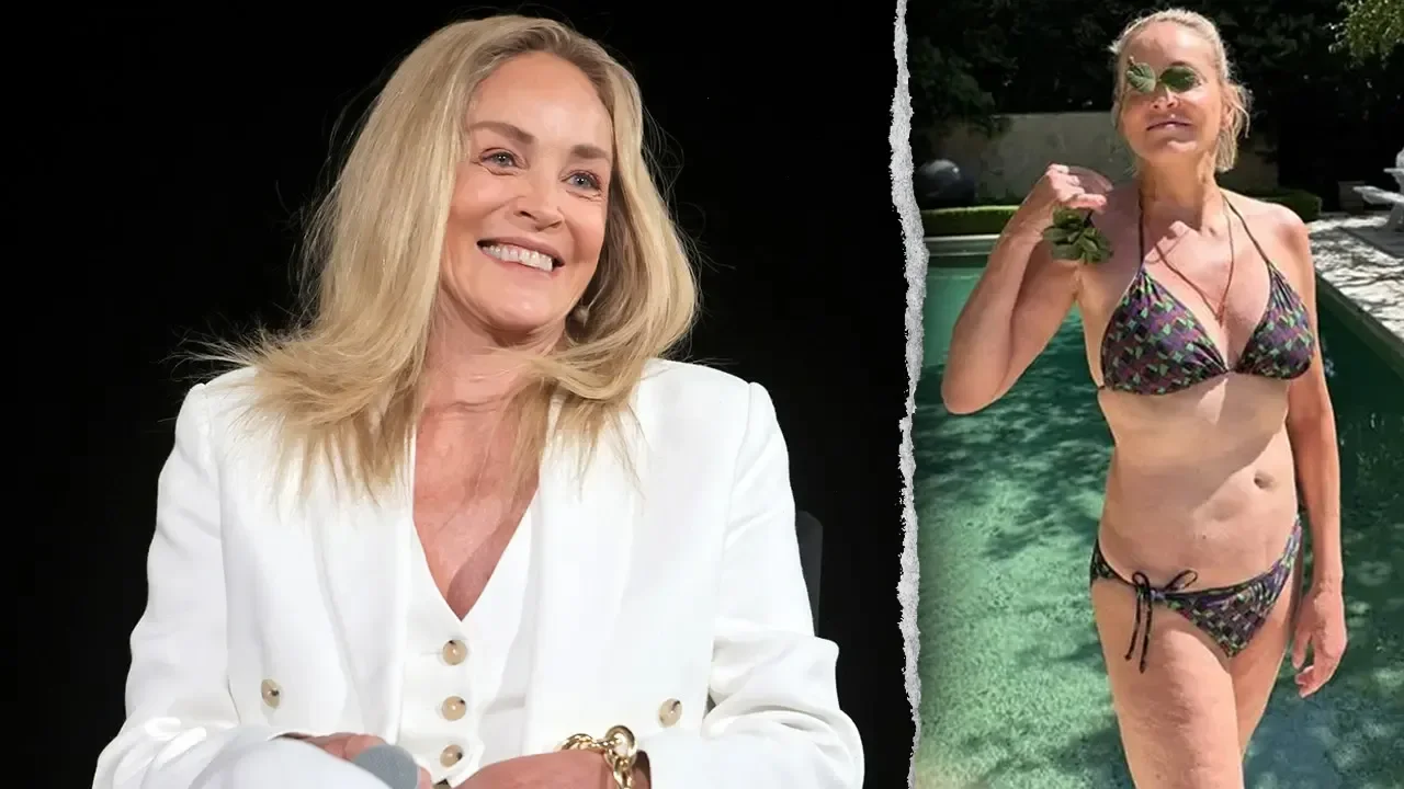 Sharon Stone Sparks Summer Buzz With Poolside Bikini Snap