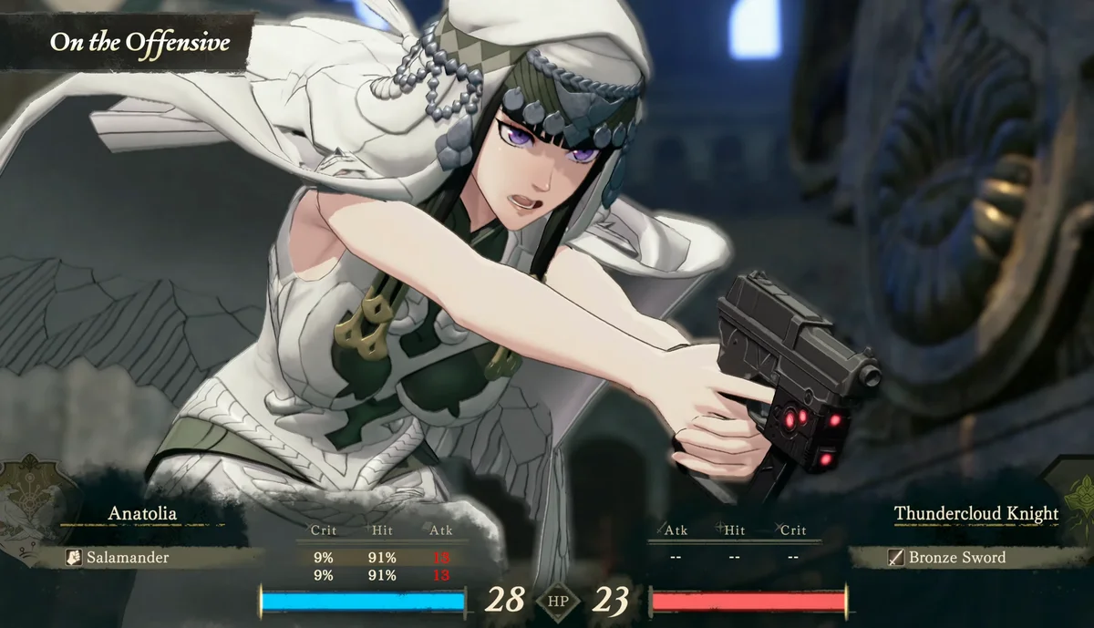 Gun-Wielding Nun Emerges in Fire Emblem: Fortune's Weave Preview