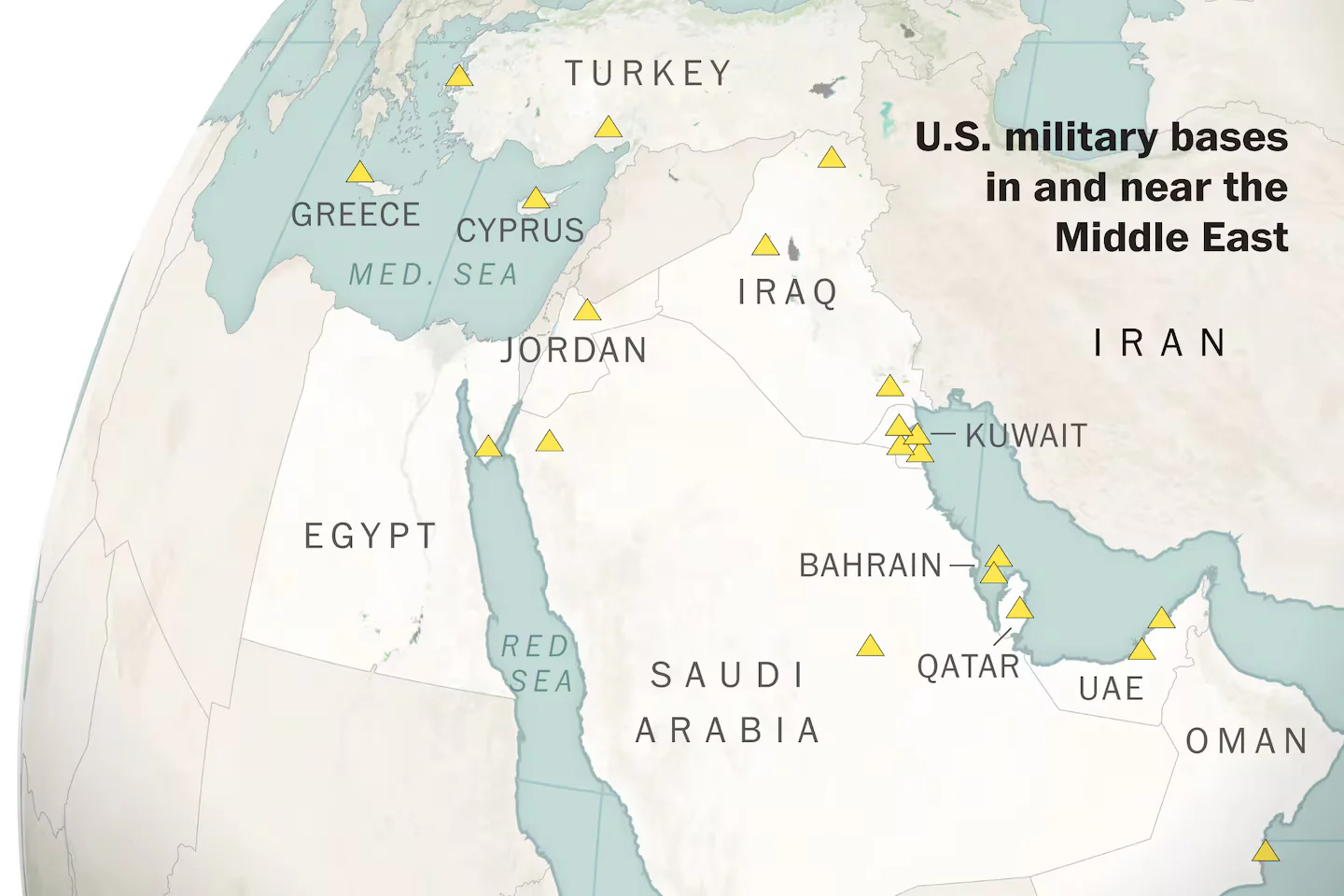 Pentagon weighs smaller Gulf footprint as Iran war winds down