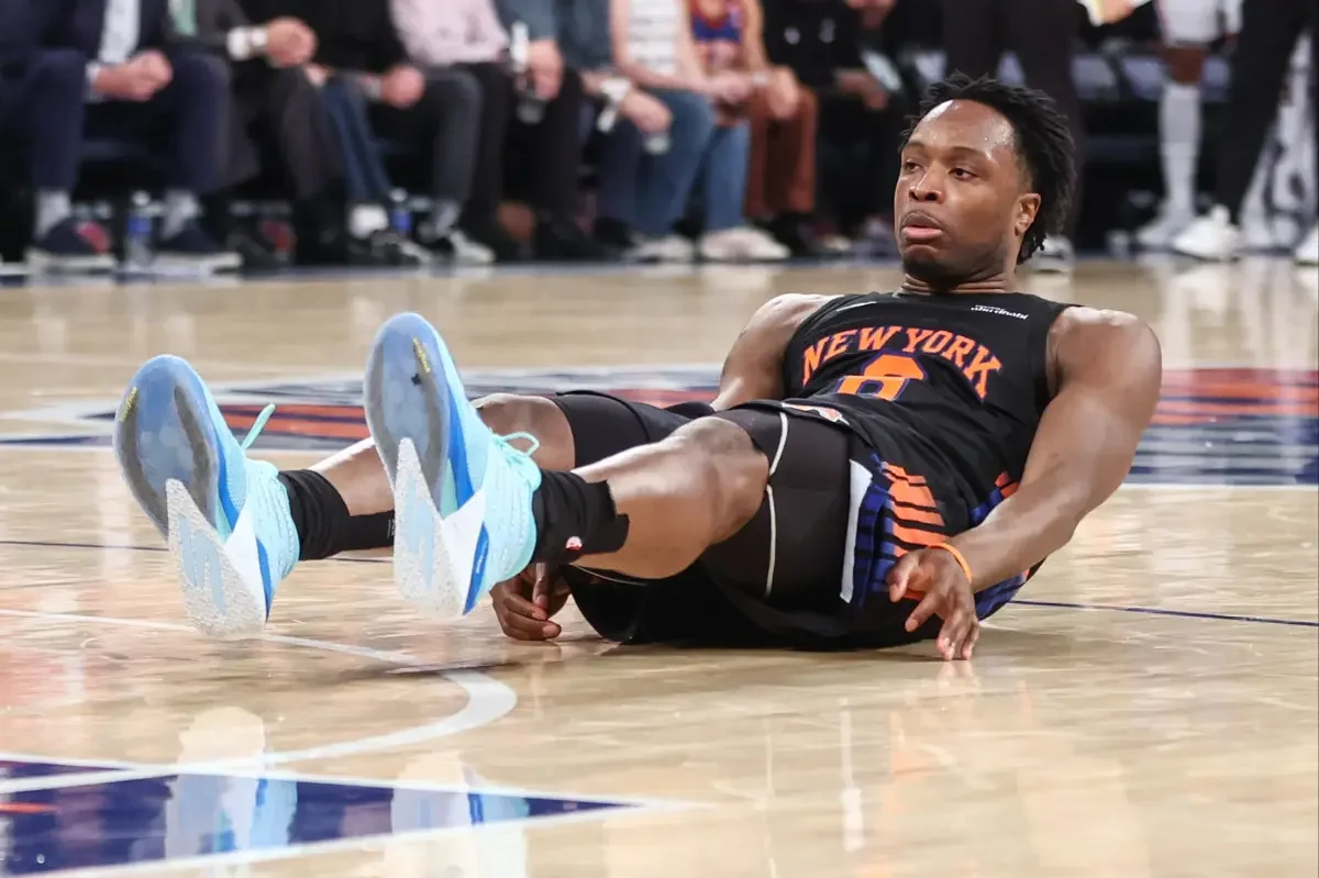 Knicks lose Anunoby for Game 3 with minor hamstring setback