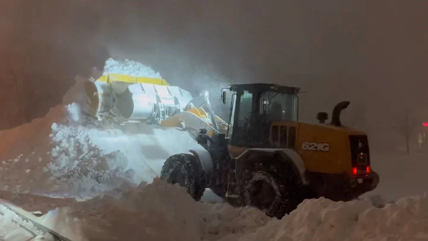 Lake-Effect Snowstorms Blanket Upstate New York in Winter White