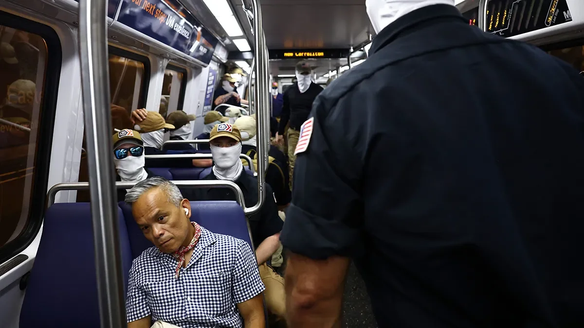 Patriot Front stunts in DC Metro on July 4 spark questions about white supremacy visibility