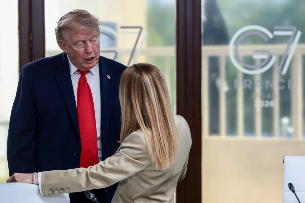 Trump-Meloni G7 photo feud widens rift