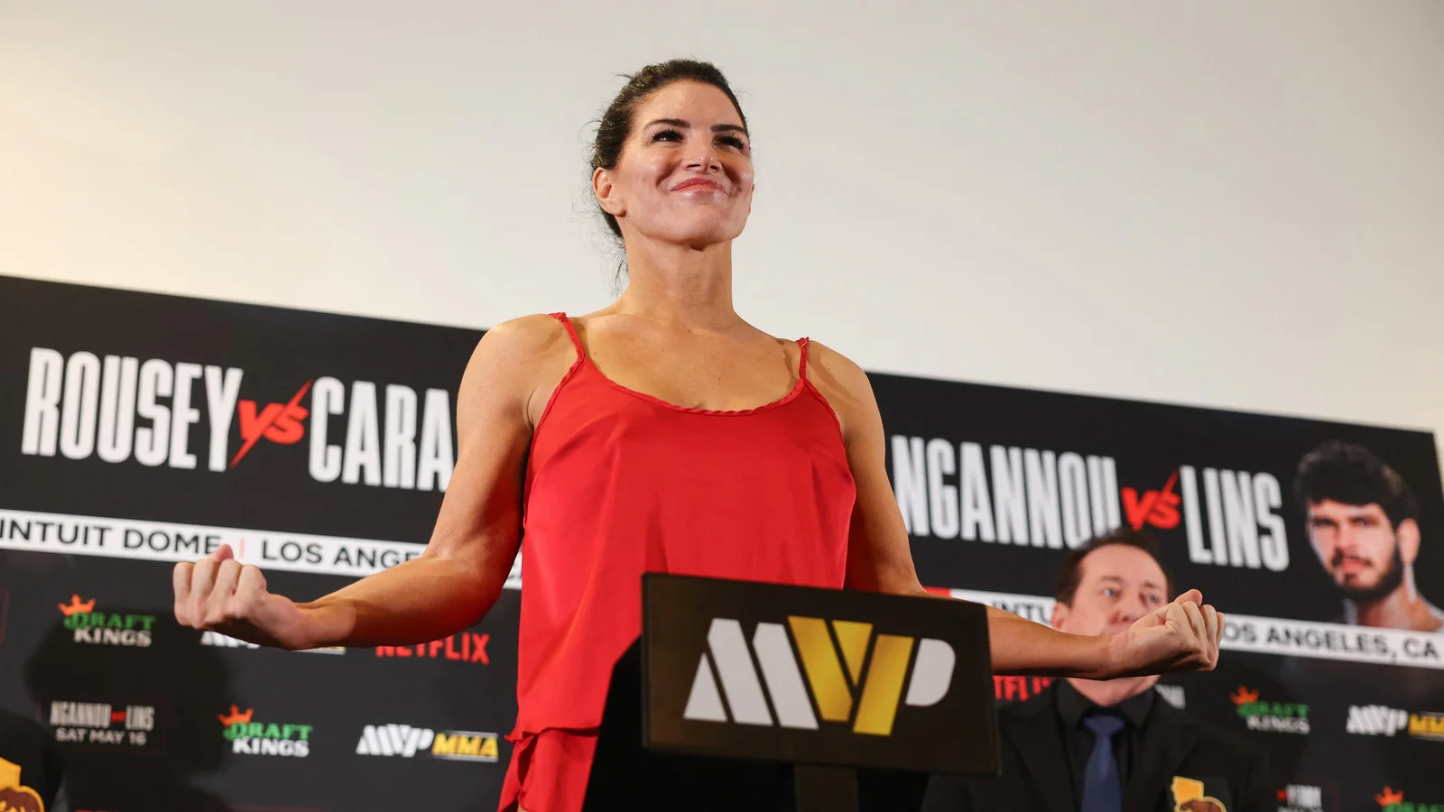 Carano Drops 100 Pounds for Rousey Showdown in MVP's Debut