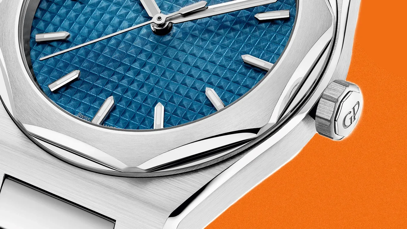 Laureato Fifty Gets an Enamel Blue Dial in Steel, Elevating the Icon