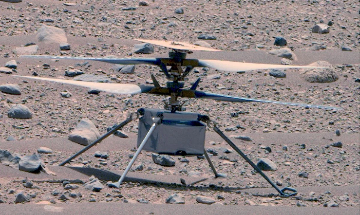 Ingenuity helicopter achieves 50 successful flights on Mars.