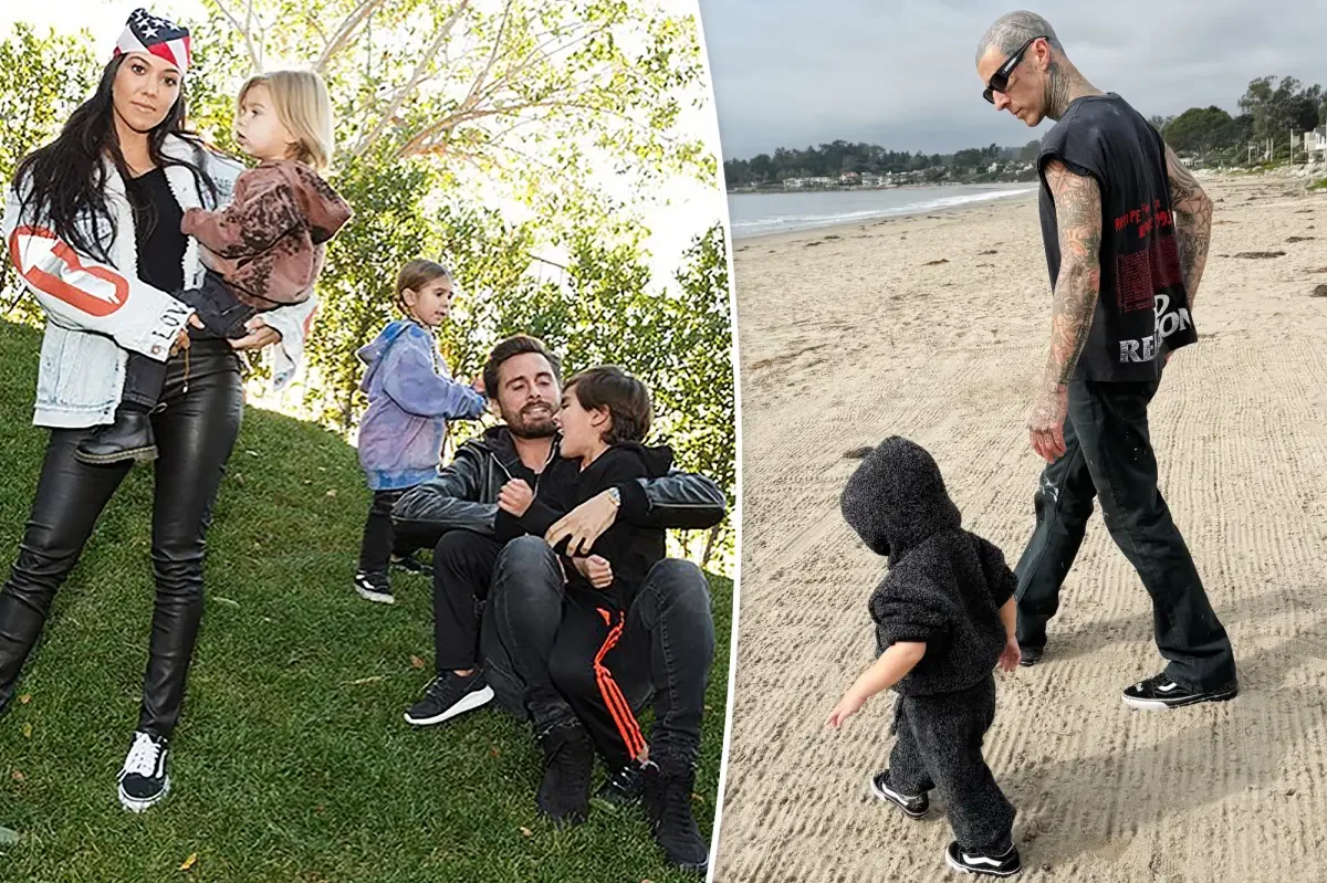 Kourtney Kardashian Honors Travis Barker as 'Baby Daddy' on Father's Day, Skips Scott Disick