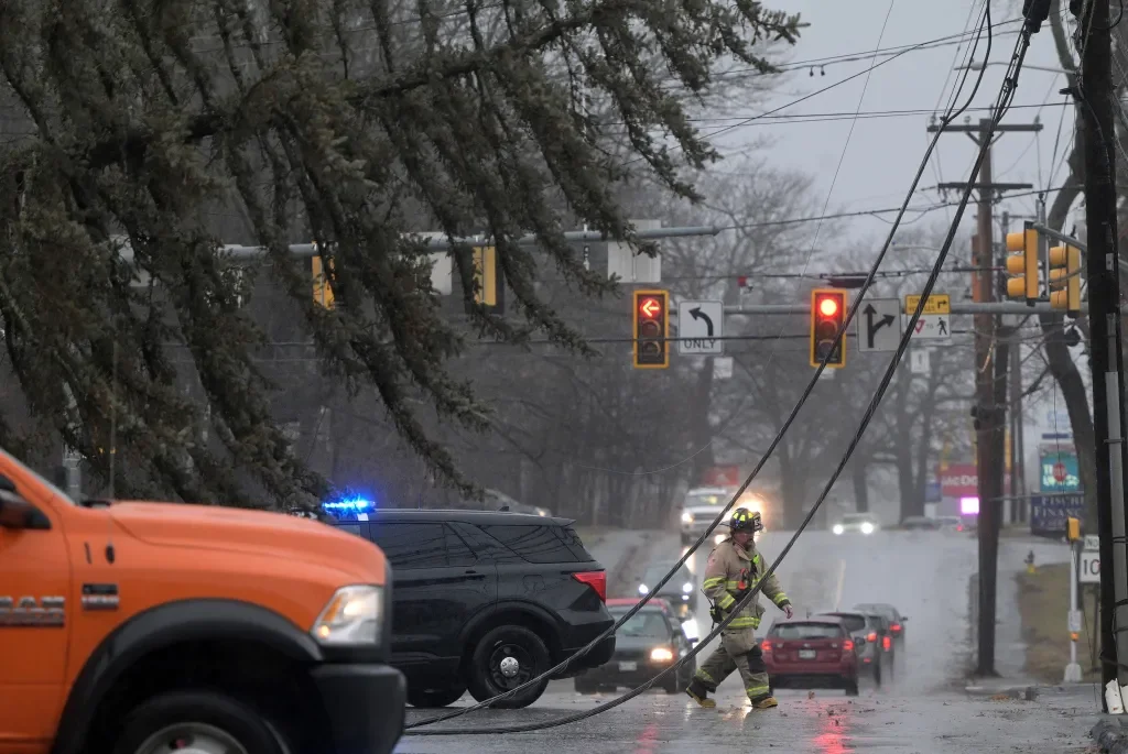 "Devastating Storm Ravages Central Maine, Causing Outages, Closures, and Flooding"