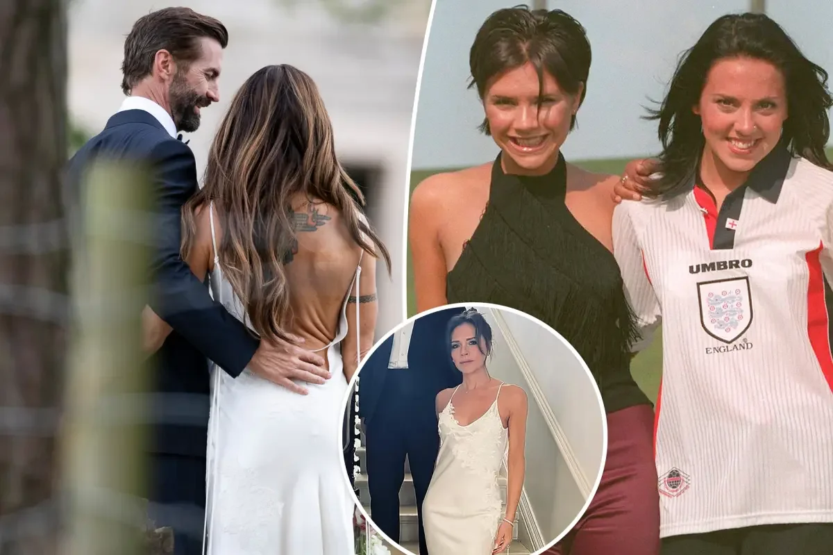 Mel C Weds in Victoria Beckham–Borrowed Gown, Spice Girls Glamour