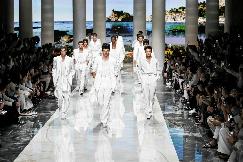 Dolce & Gabbana Sets a Sunlit Mediterranean Tone for SS27 Menswear in Milan