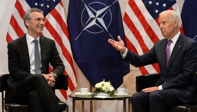 Biden discusses NATO summit and aid to Ukraine with Stoltenberg.
