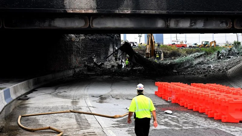 I-95 Philadelphia Bridge Collapse: Demolition Complete, Reconstruction Plan Expected.