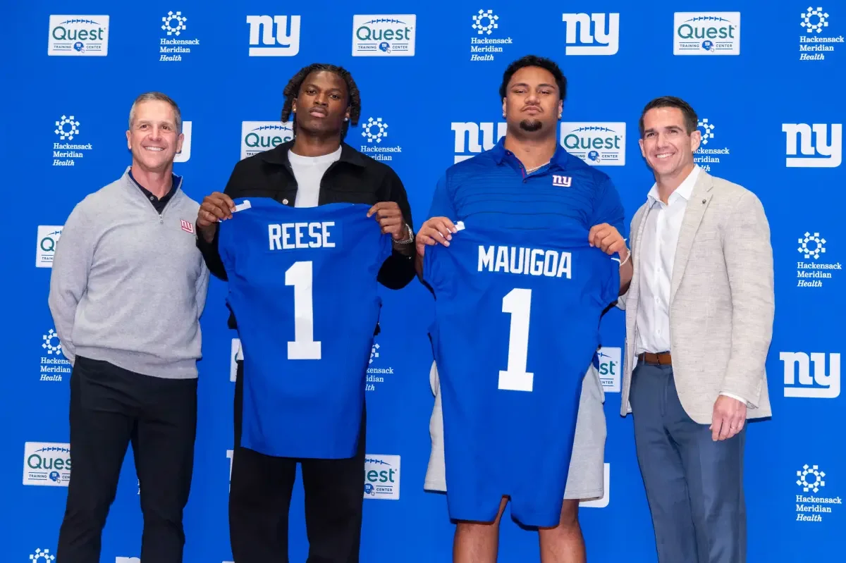 Giants land a high-grade 2026 draft haul with Reese, Mauigoa leading the way