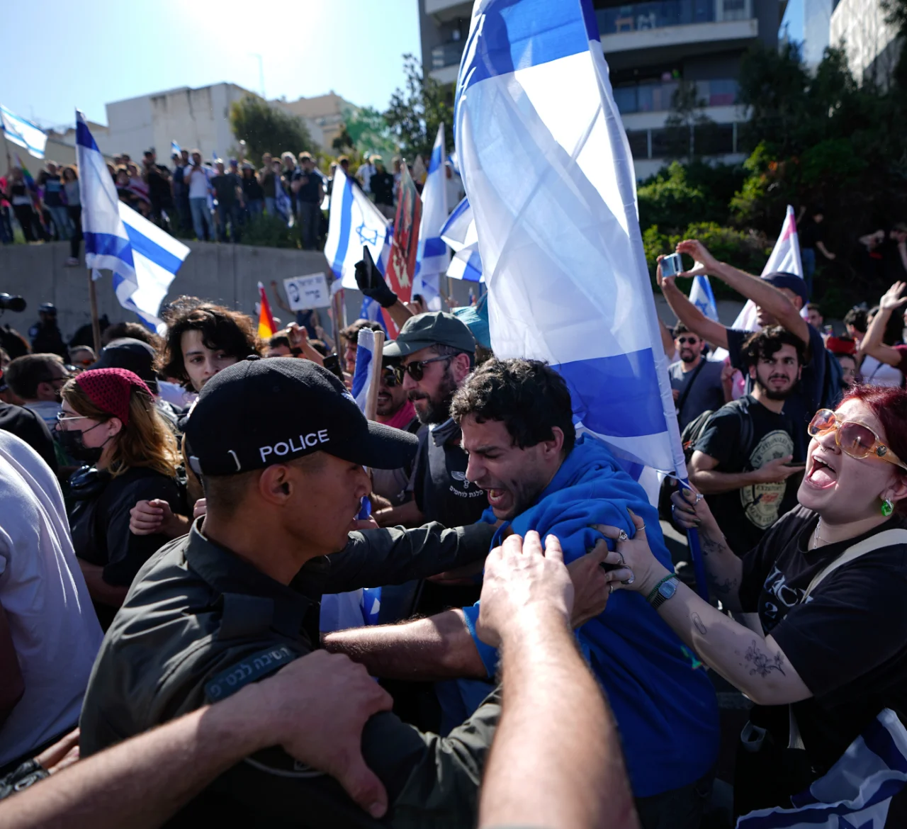 US expresses concern over Israeli actions on West Bank settlements.