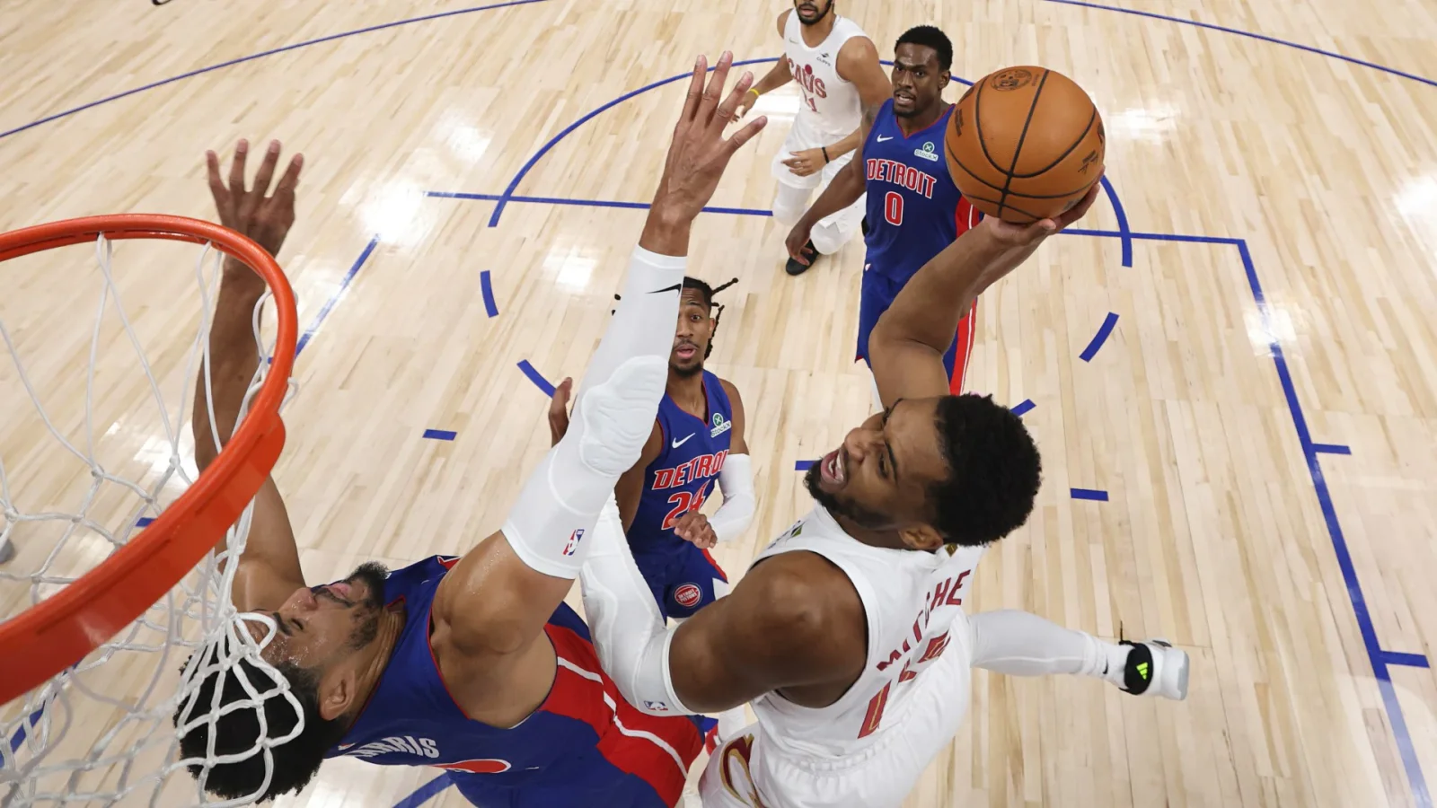 Mitchell, Allen lift Cavaliers past Pistons in Game 7 to advance to East Finals