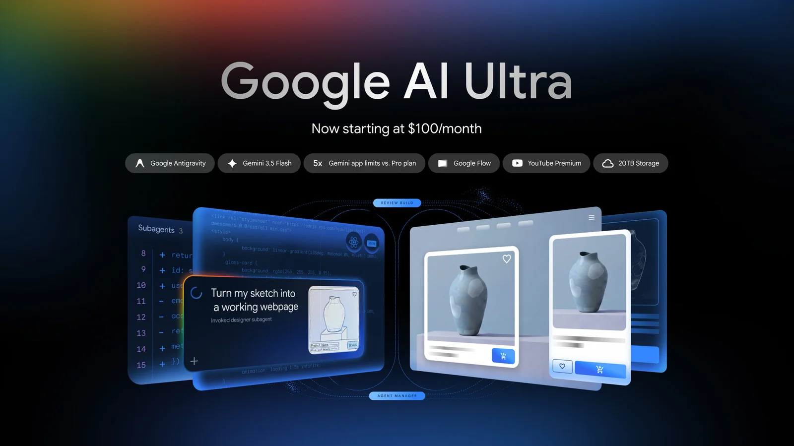 Google slashes AI Ultra price to $100/month, with Genie option at $200