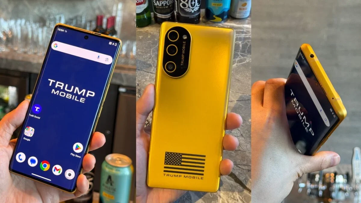 Trump's Golden Cage Phone Turns a Two-Year-Old Device into a Vanity Gadget