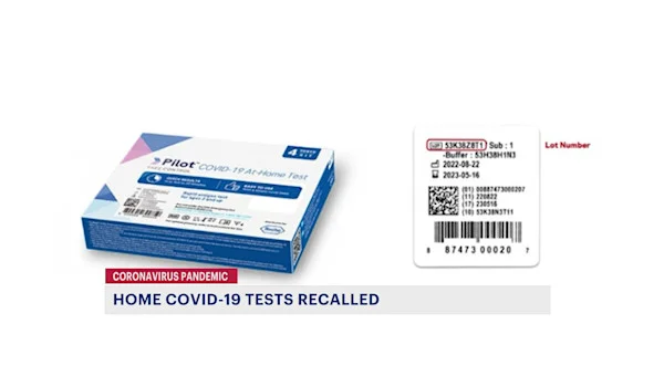 FDA recalls certain at-home COVID-19 tests over bacterial contamination risk.