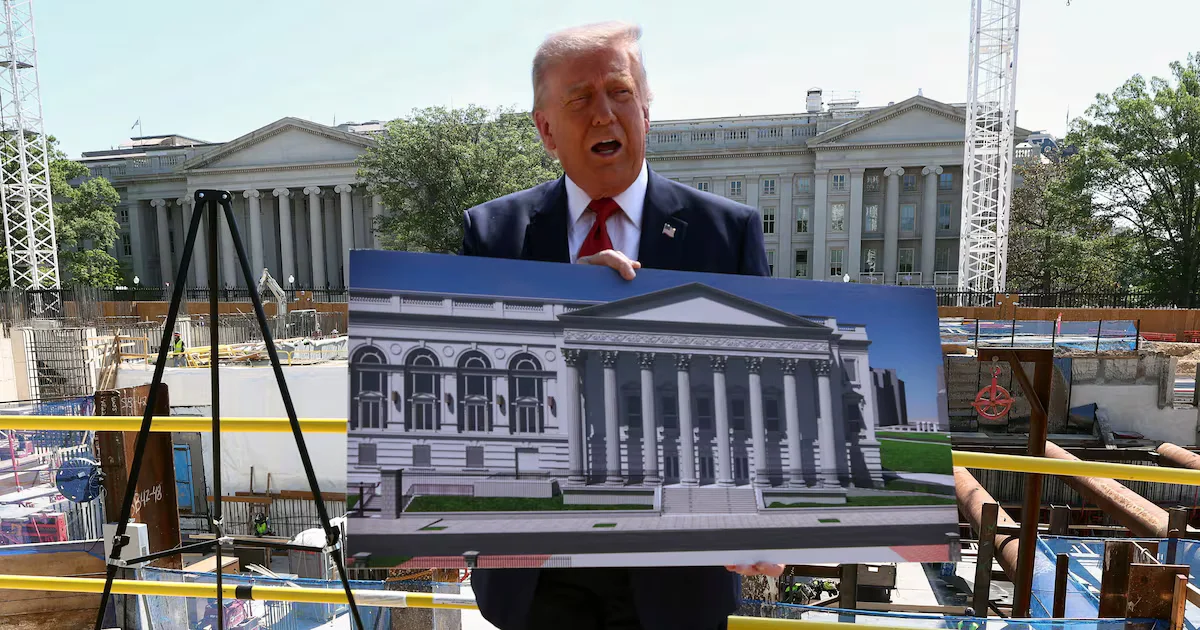 Trump casts White House ballroom as a six-story bunker and drone hub