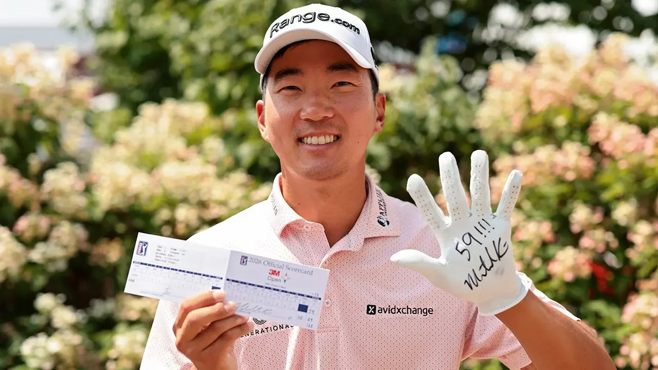 Kim shoots 59 at 3M Open, joins PGA Tour's sub-60 club