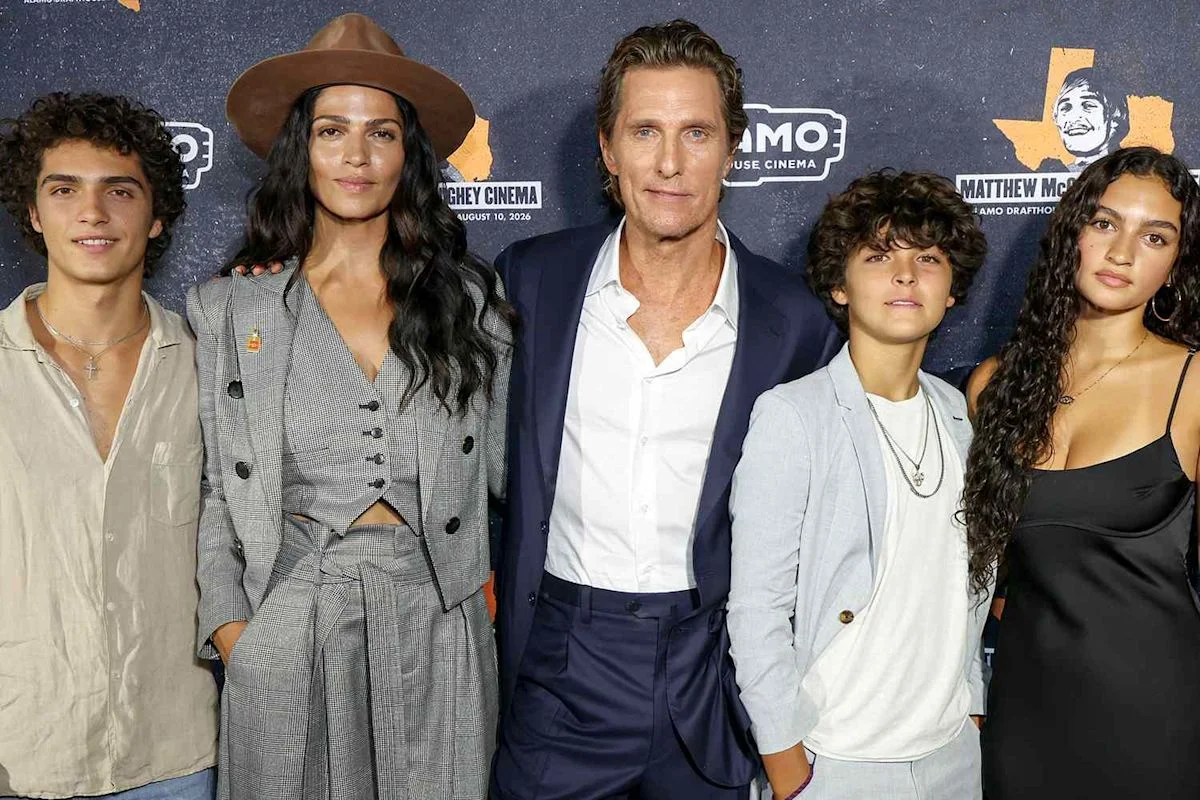 McConaughey Family Turns Red Carpet Night into a Full House