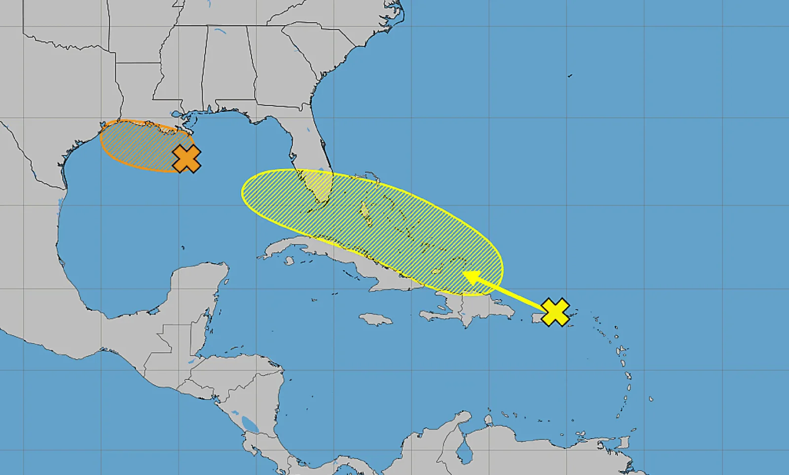 Gulf Disturbances Raise Early Hurricane Risk as Dolly’s Remnants Linger