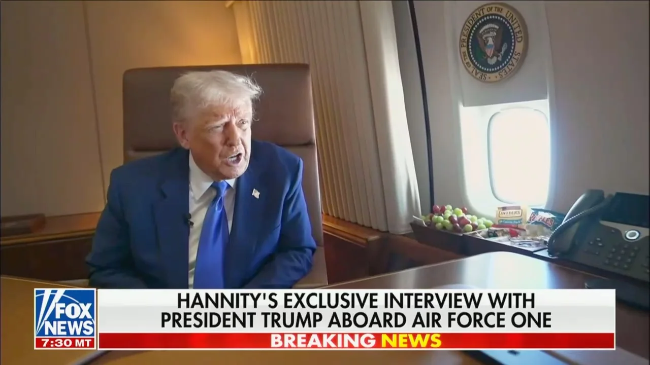 Air Force One’s Faux Library Sparks Online Snark