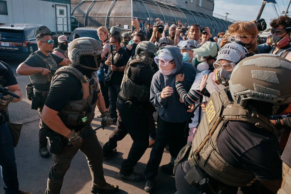 Tension at New Jersey detention center captured in AP photo gallery