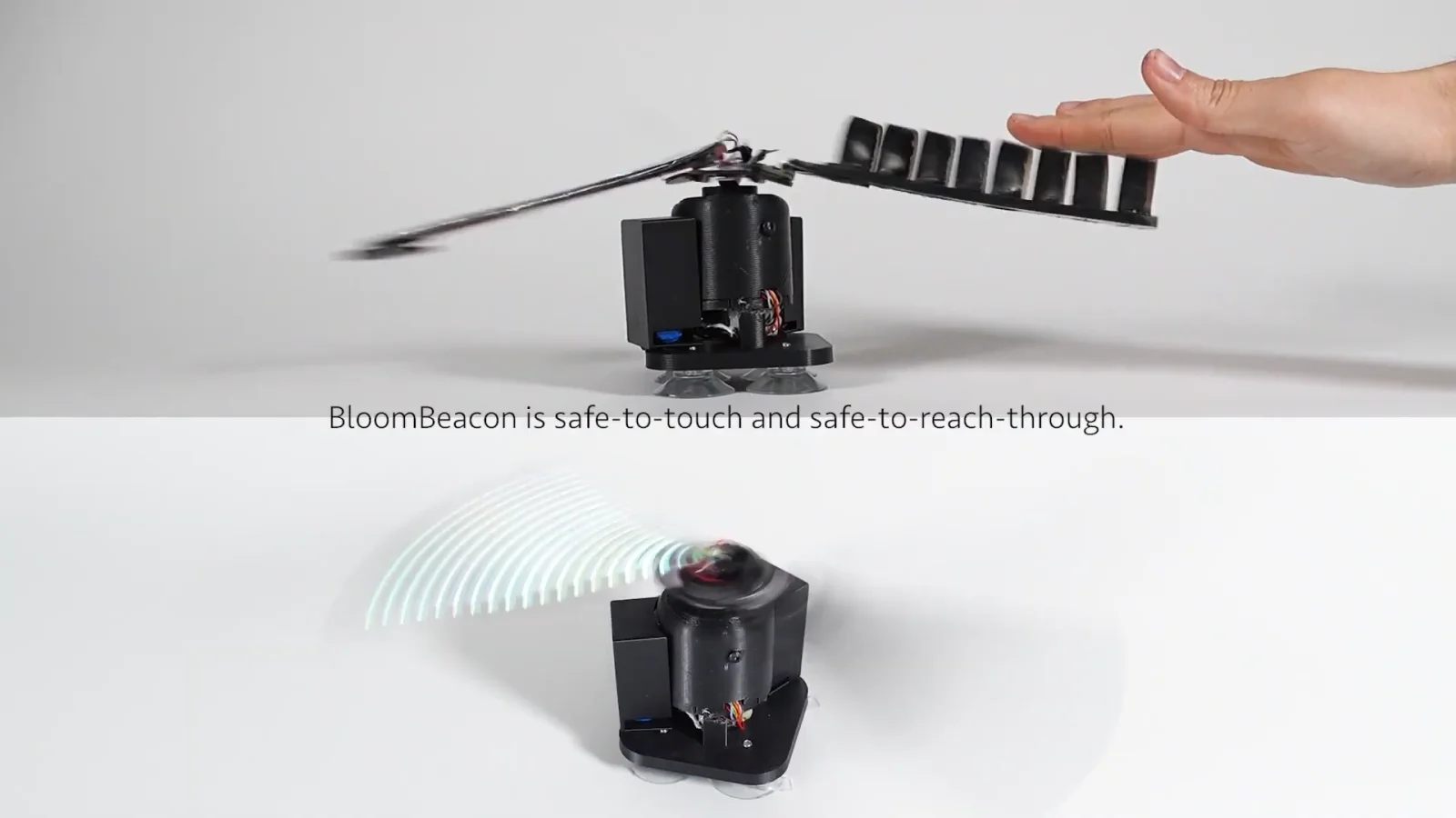 BloomBeacon Turns Mid-Air into a Safe, Touch-Interactive POV Display