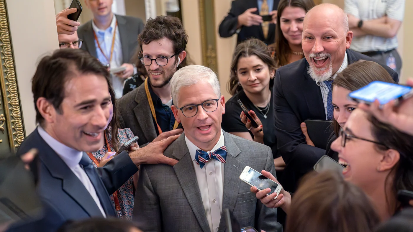 The ongoing struggle of debt ceiling negotiations.