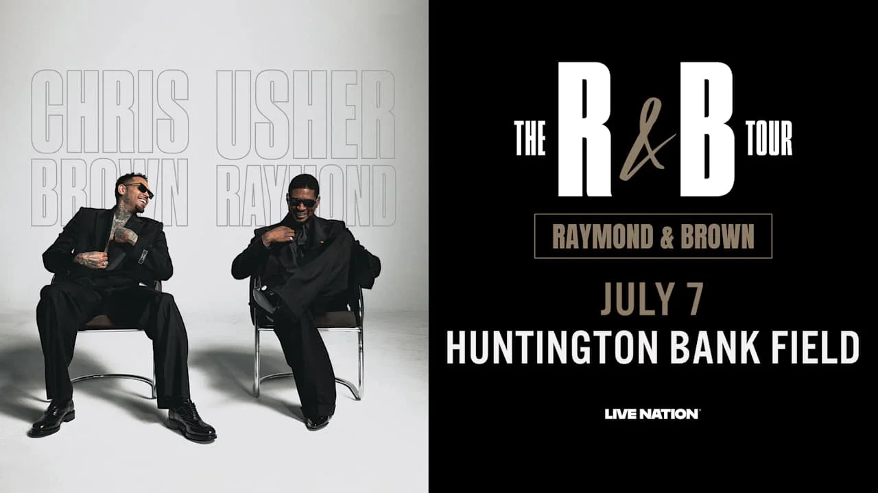 Usher and Chris Brown announce 2026 stadium tour with charity tie-in