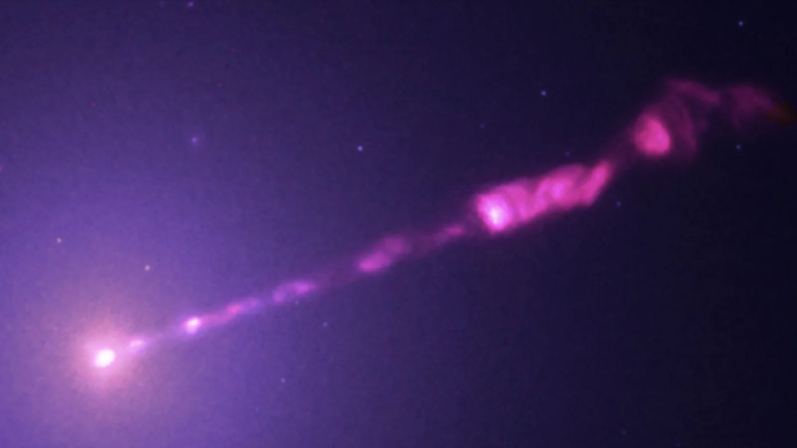 Chandra spots detailed X-ray jet from M87*, refining black hole engine picture
