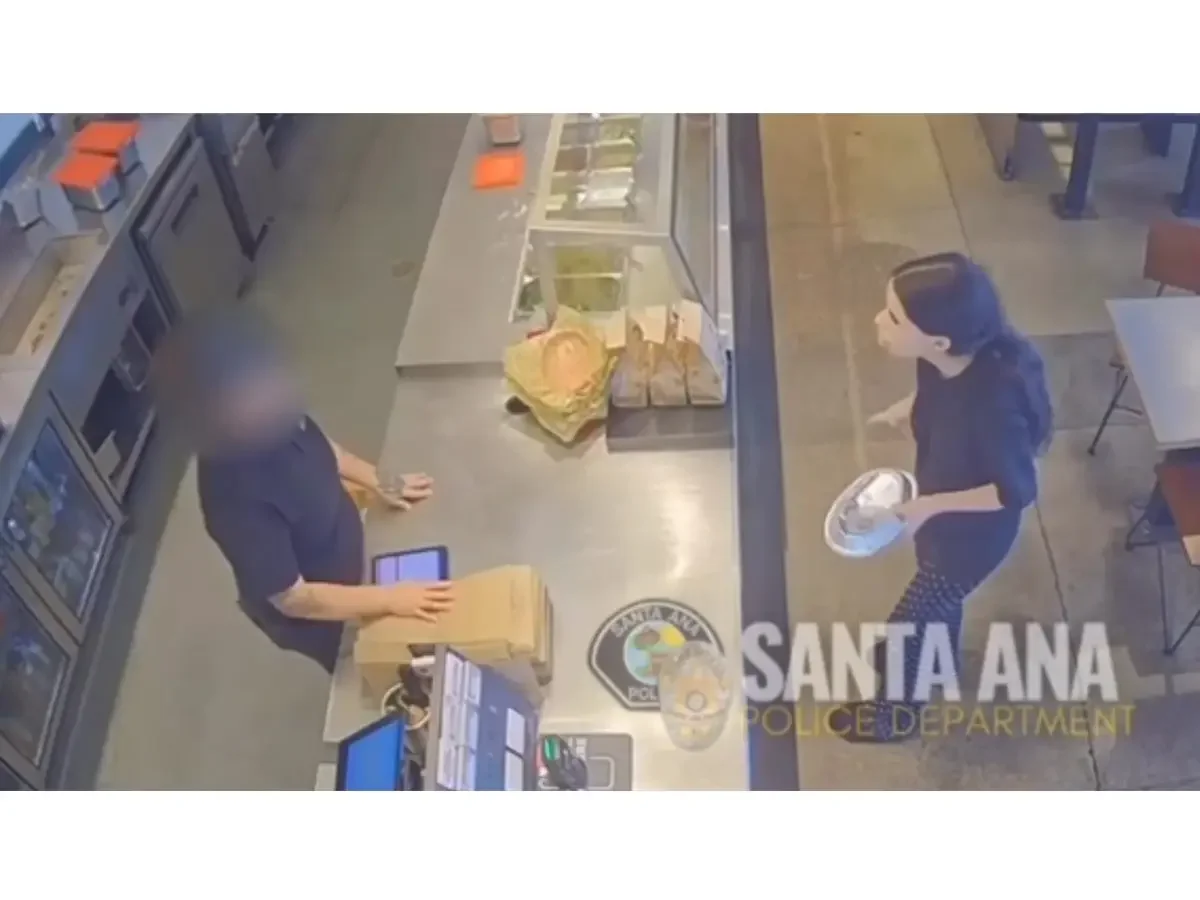 OC Restaurant Incident: Police Seek Identity After Order Thrown at Worker