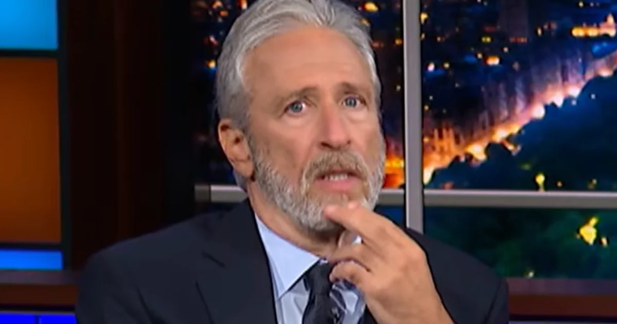 Jon Stewart Takes Aim at CBS as Colbert’s Late Show Winds Down