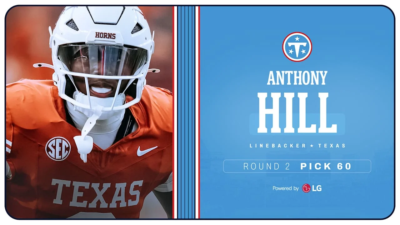 Titans Trade Up to Grab Texas LB Anthony Hill Jr. in Round 2