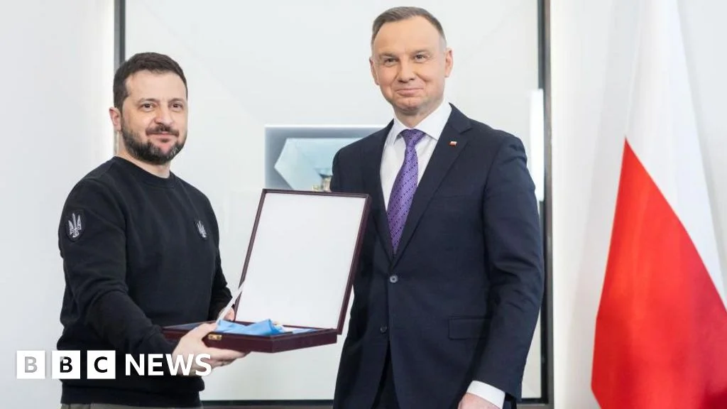 Poland revokes Zelensky’s top honour over UPA-named Ukrainian unit